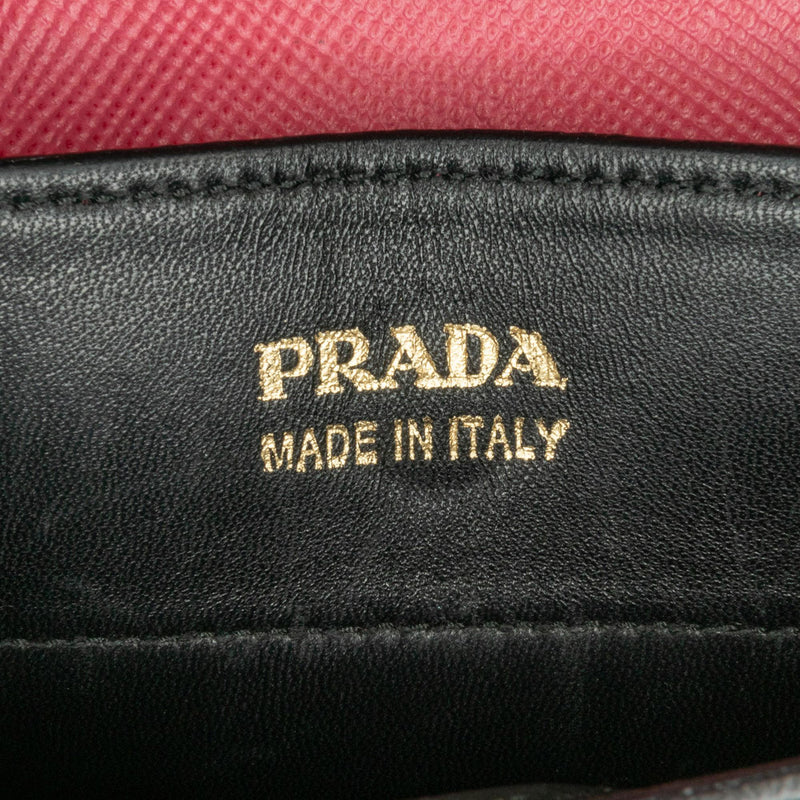 Prada Medium Saffiano Cuir Double Satchel (SHG-8brCMc)