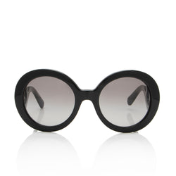 Prada Minimal Baroque Round Sunglasses (SHF-l7g3Uj)