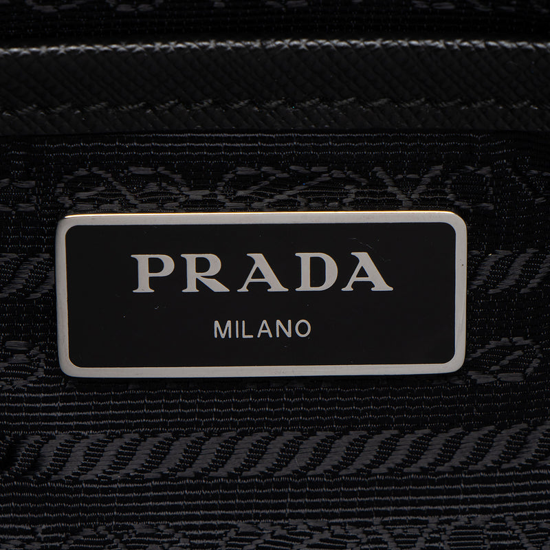 Prada Tessuto Studded New Vela Messenger (SHF-CXMOPg)