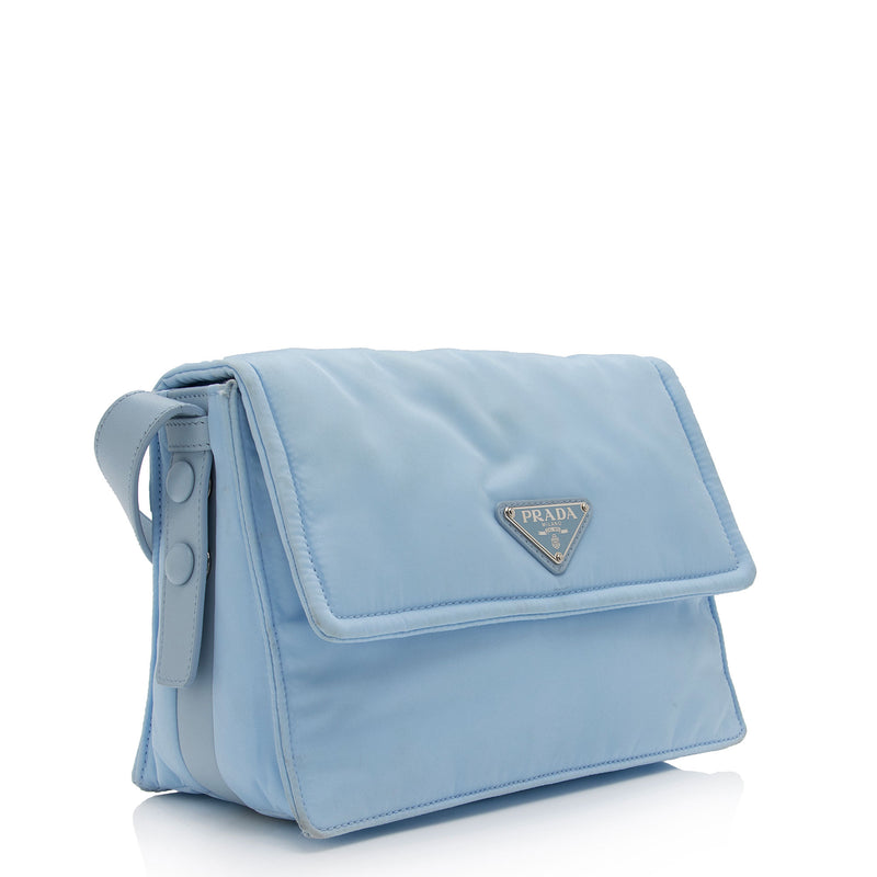 Shop Prada Small Padded Re-Nylon Shoulder Bag