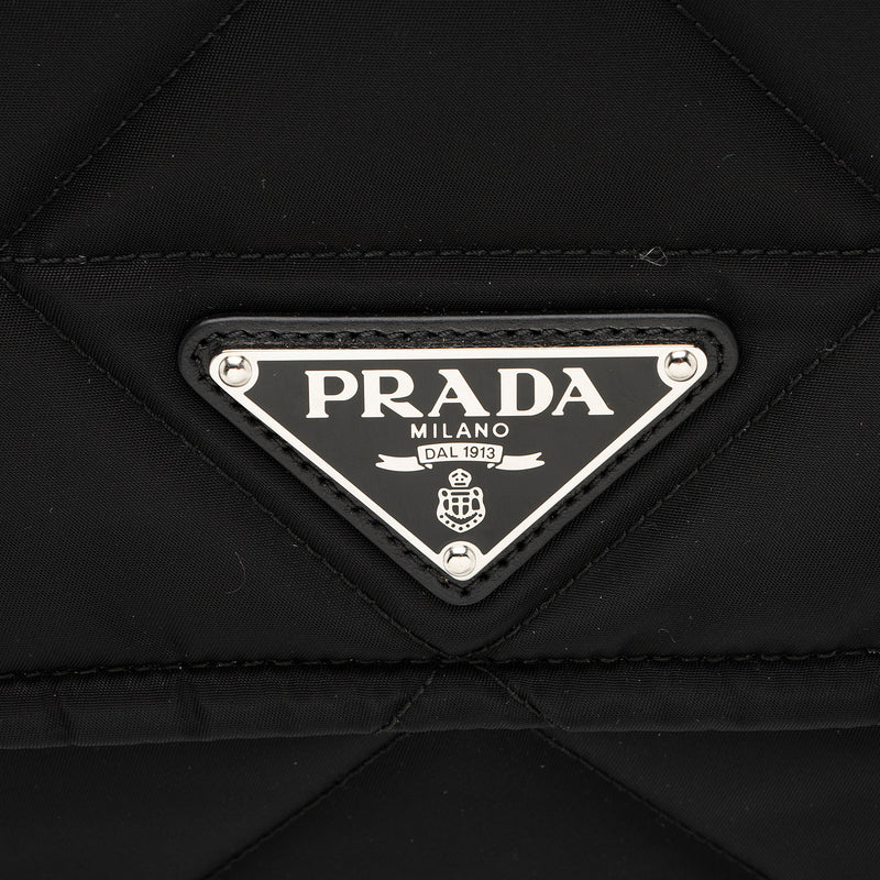 Prada Padded Re-Nylon Flap Messenger (SHF-P9FJ2R)