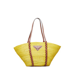 Prada Raffia Basket Tote (SHG-HIhwhS)