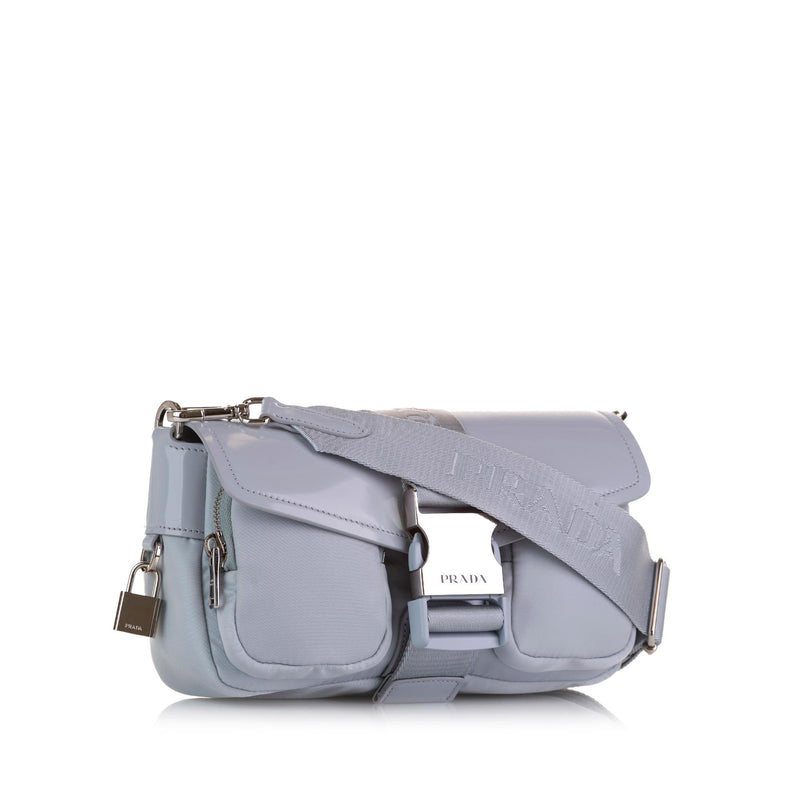 Prada Pocket nylon and brushed leather bag | 3D model