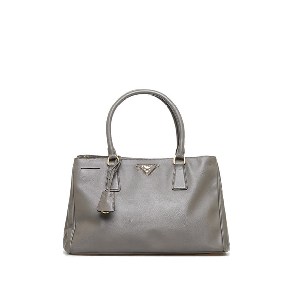 Prada Saffiano Leather Convertible Bowler Bag (SHF-8n5F4Y)