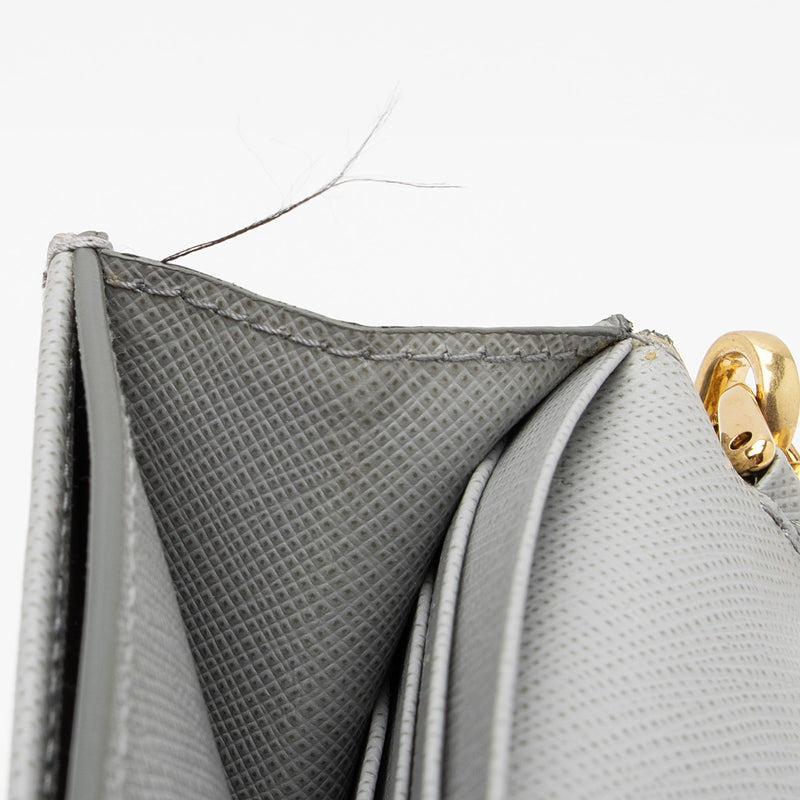 Prada Saffiano Leather Envelope Wallet on Chain Bag (SHF-97HrAQ) – LuxeDH