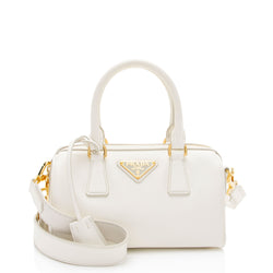 Prada Saffiano Lux Small Satchel (SHF-hSWeWm)