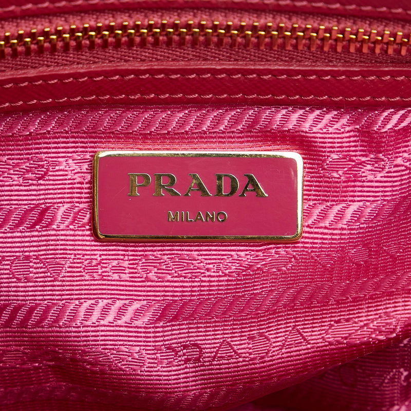 Prada Saffiano Lux Galleria Double Zip Tote Bag (SHG-35054) – LuxeDH