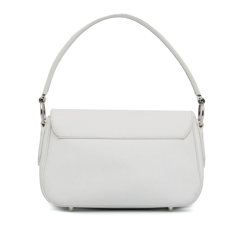 Prada Saffiano Lux Pushlock Flap (SHG-mwdTHV)