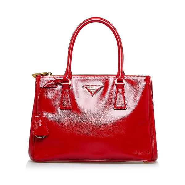 Prada Saffiano Vernice Galleria Double Zip (SHG-0AMfiu) – LuxeDH