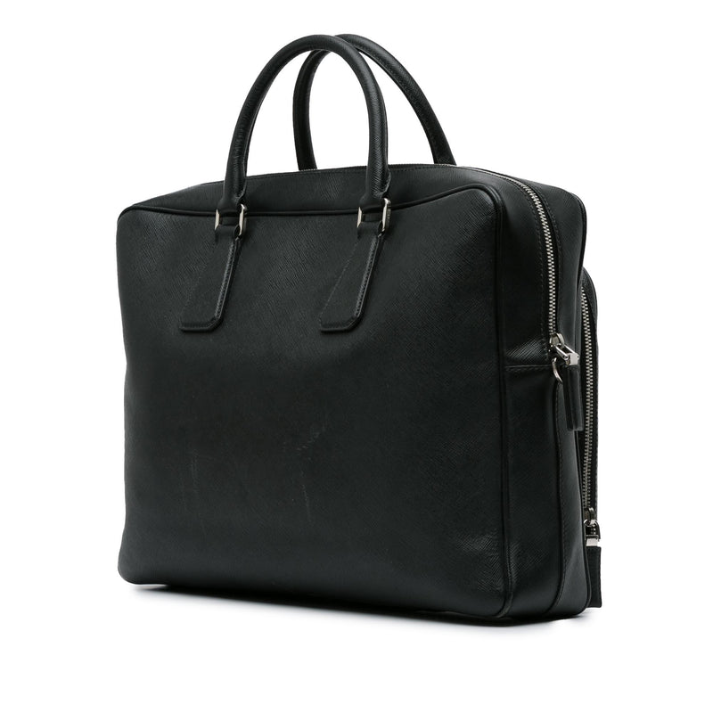 Prada Saffiano Zip Briefcase (SHG-9yo9om)