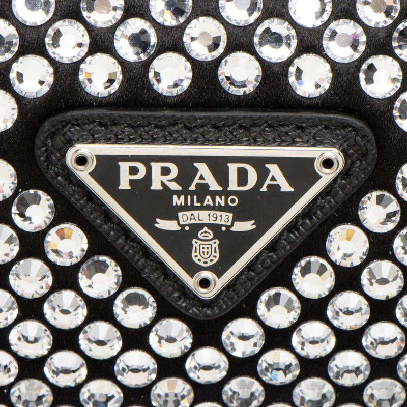 Prada Satin Crystal Re-Edition 2000 Mini Bag (SHF-mpo4yn)