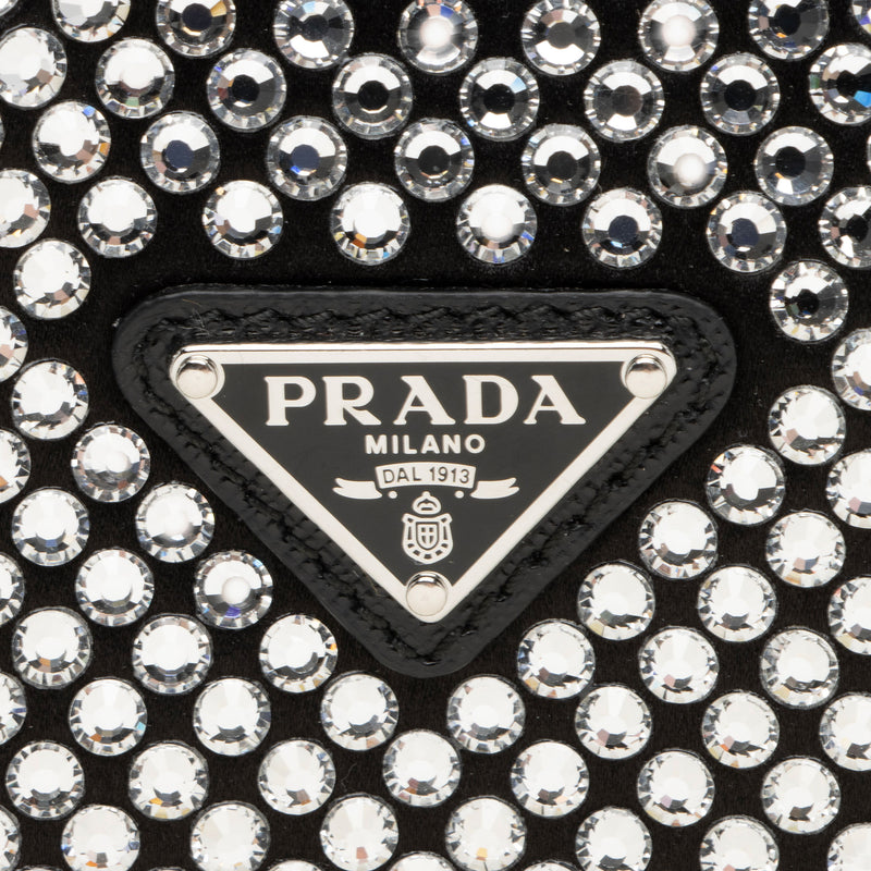 Prada Satin Crystal Re-Edition 2005 Crossbody (SHF-Lo9CsV)