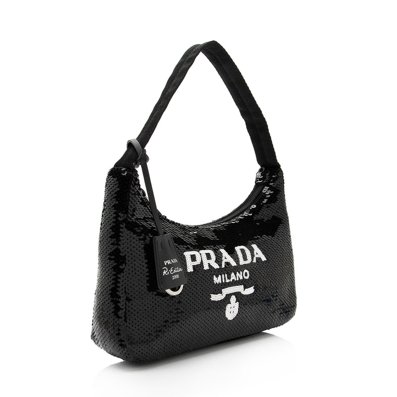 Prada Re-Edition 2000 Nylon Mini Bag White for Women