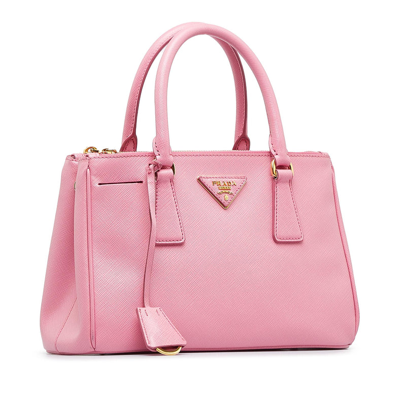 Prada Small Saffiano Lux Galleria Tote - Pink Totes, Handbags