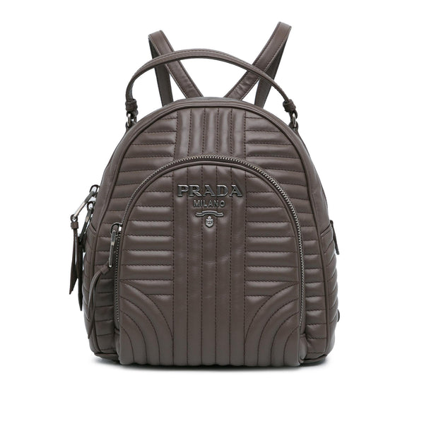 Prada Soft Calf Impunture Diagramme Backpack (SHG-LMt8Uh)