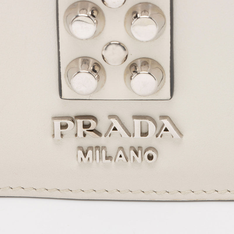 Prada Studded Calfskin Elektra Small Shoulder Bag (SHF-AwovzB)