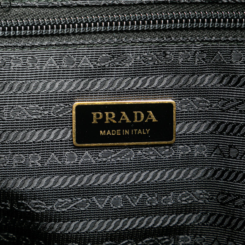 Prada Tessuto Canapa Logo Bow Tote (SHG-CiPXHC)