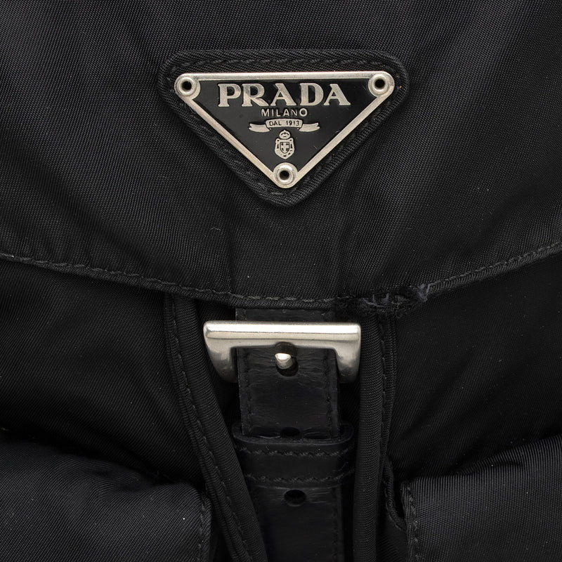 Prada Black Tessuto Pocket Nylon Technical Backpack, myGemma