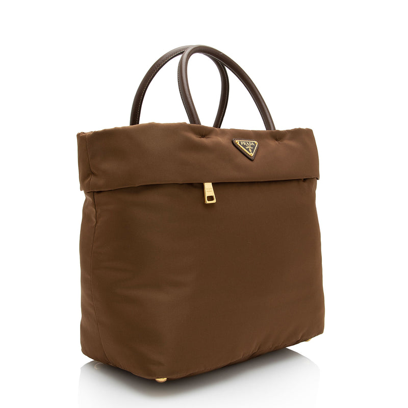 Prada Tessuto Saffiano Front Pocket Medium Messenger Bag (SHF