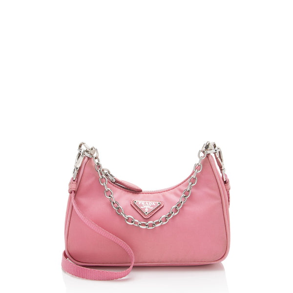 Prada Tessuto Re-Edition Mini Shoulder Bag (SHF-RcnXGj)