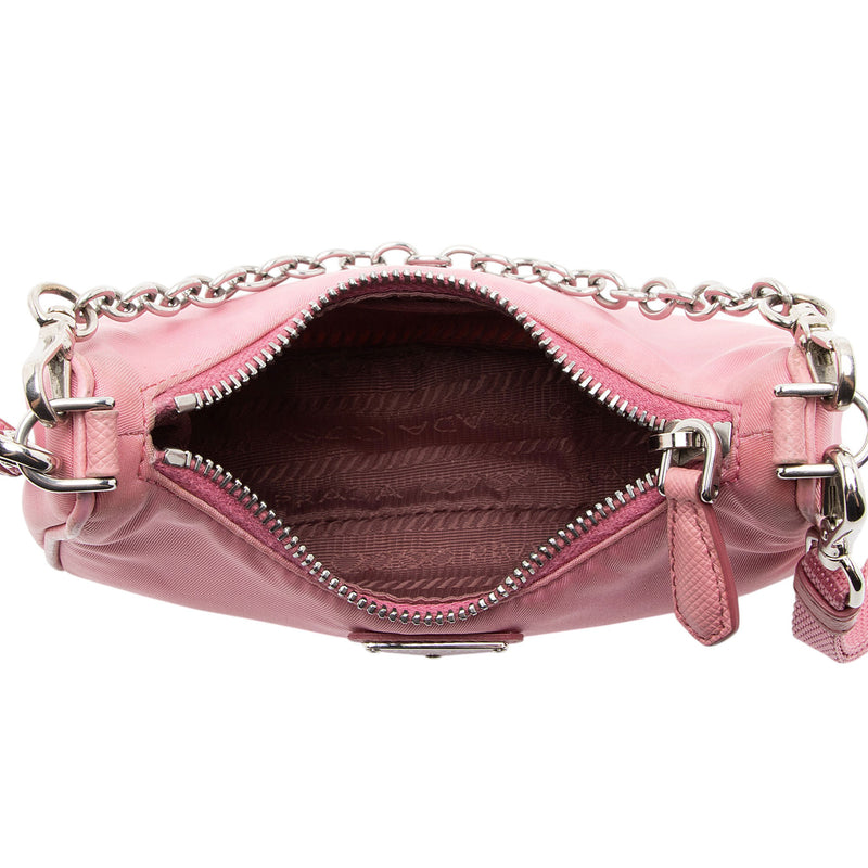 Prada Tessuto Re-Edition Mini Shoulder Bag (SHF-RcnXGj)