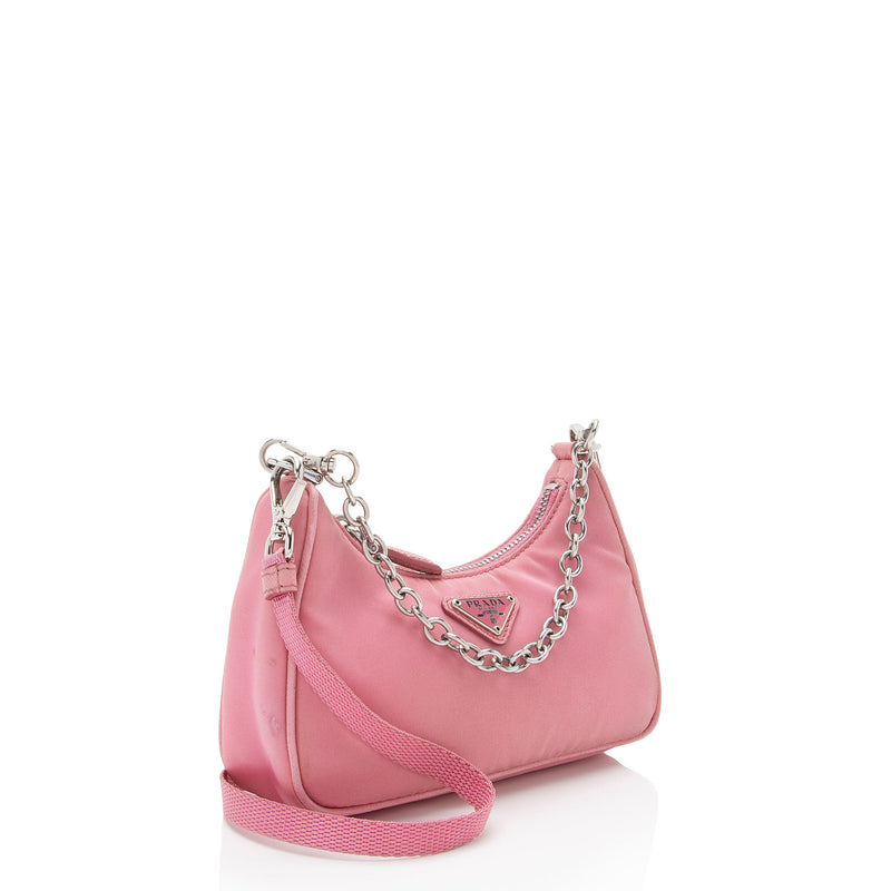 Prada Tessuto Re-Edition Mini Shoulder Bag (SHF-RcnXGj)