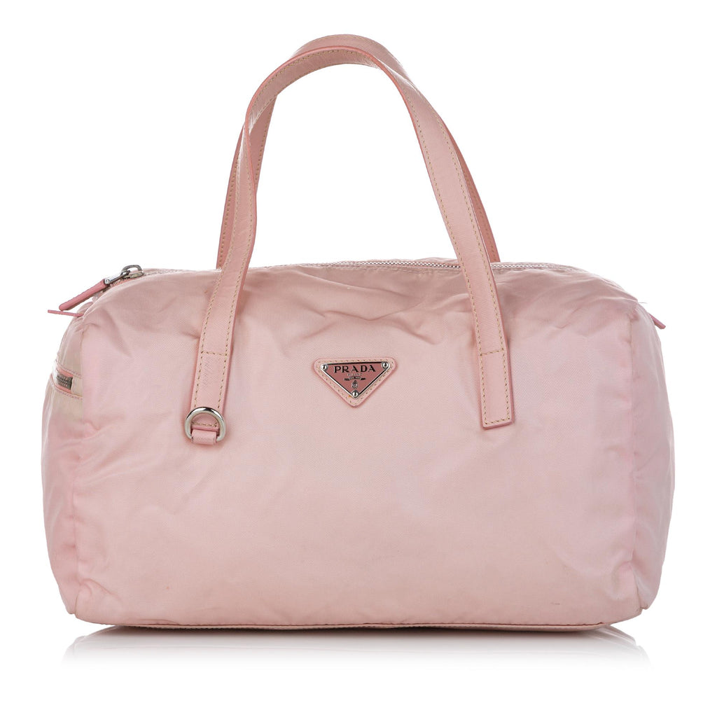 Prada Tessuto Nylon Tote Bag in Bright Pink