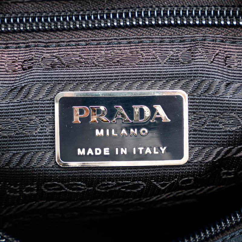 Prada Tessuto Zip Buckle Messenger Bag (SHG-YzDoCP)