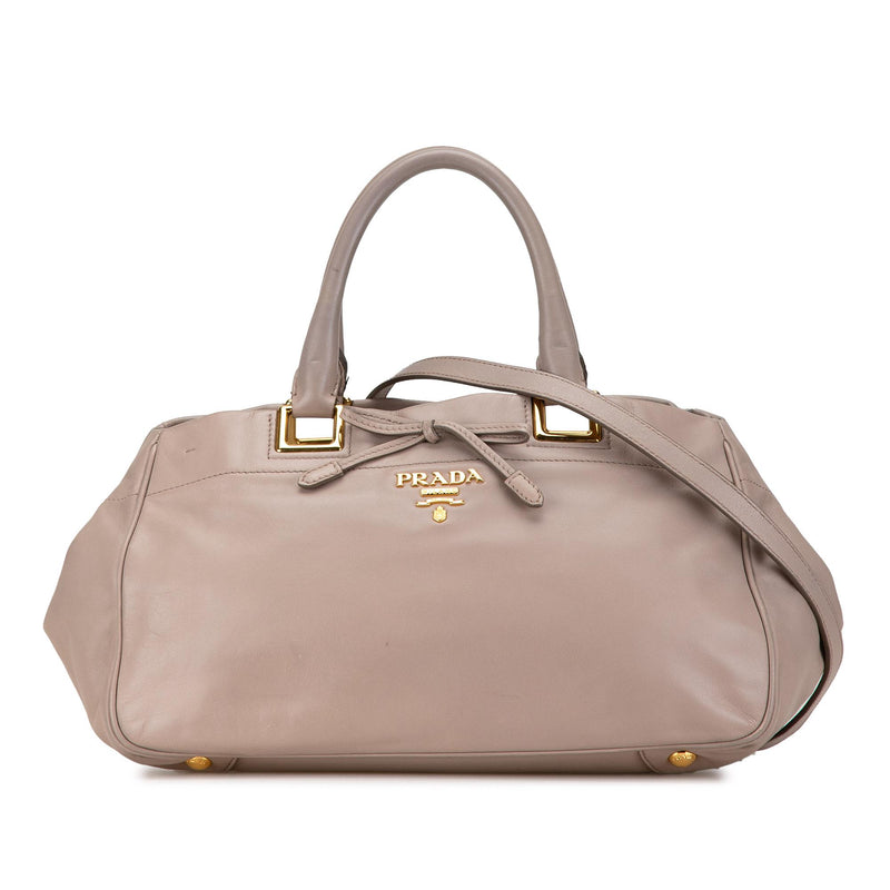 Prada Vitello Bow Satchel (SHG-SYQDj7)