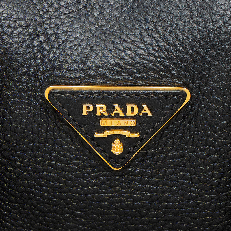 Prada Vitello Daino Bauletto Satchel (SHF-LuKaXy)