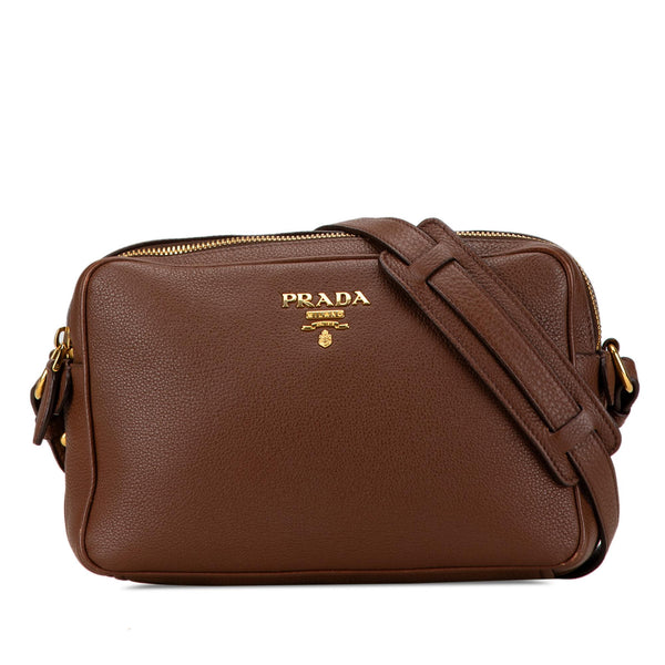 Prada Vitello Phenix Double Zip Camera Bag (SHG-dahVz8)