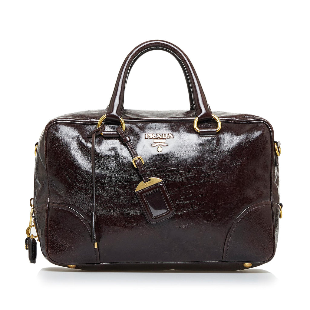 Prada Vitello Shine Satchel