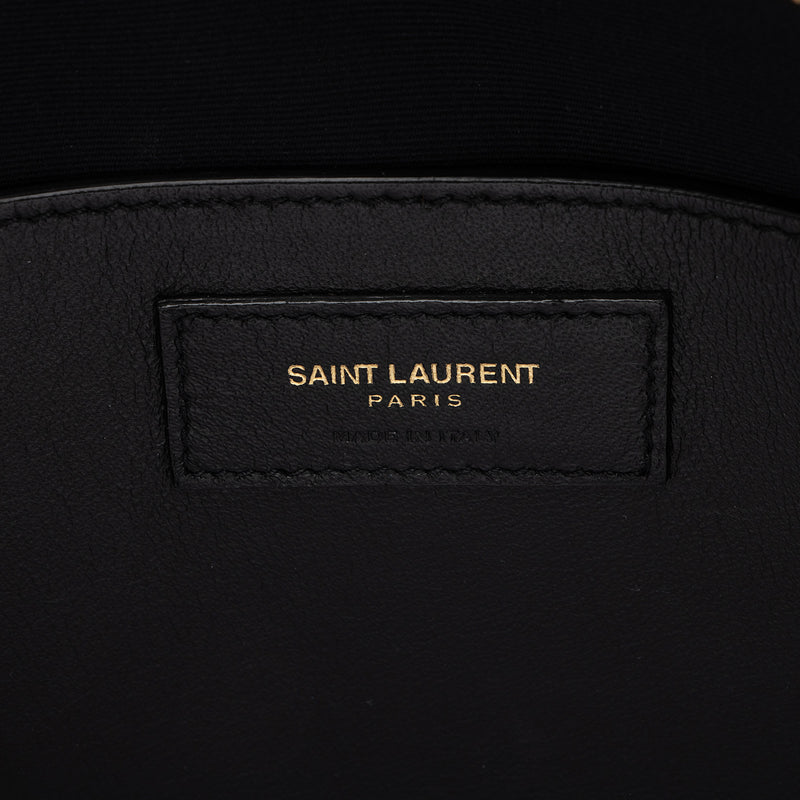 Saint Laurent Calfskin Monogram Uptown Medium Tote (SHF-H6s3rP)