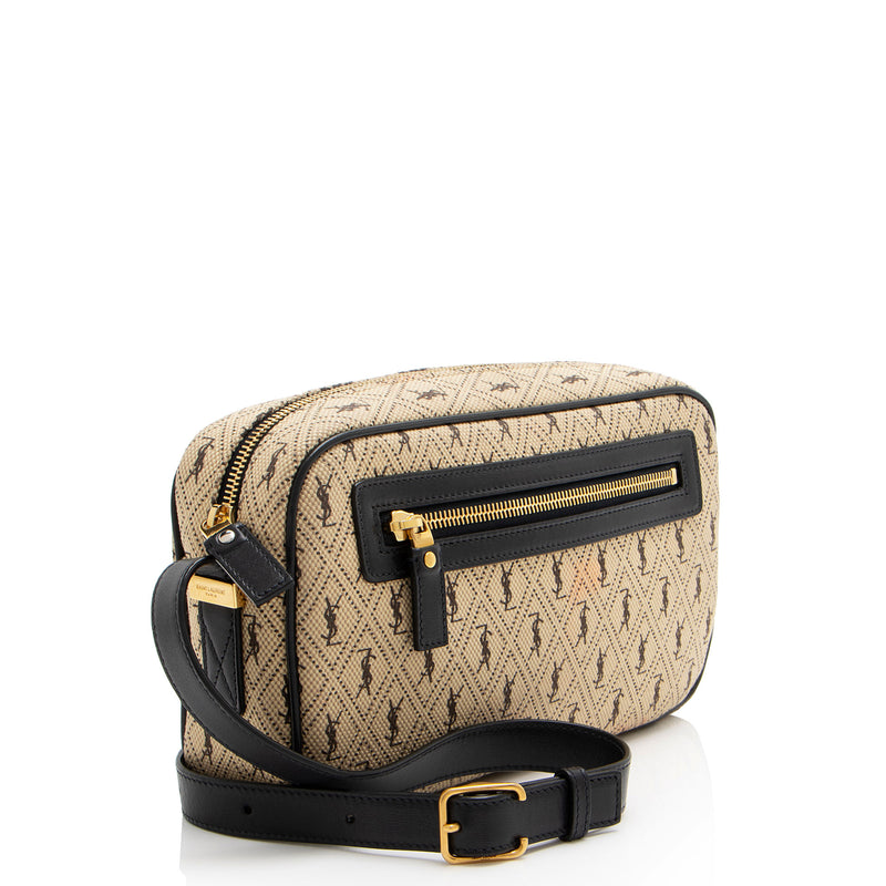 Saint Laurent Canvas Le Monogramme Camera Bag (SHF-eGoxn6)