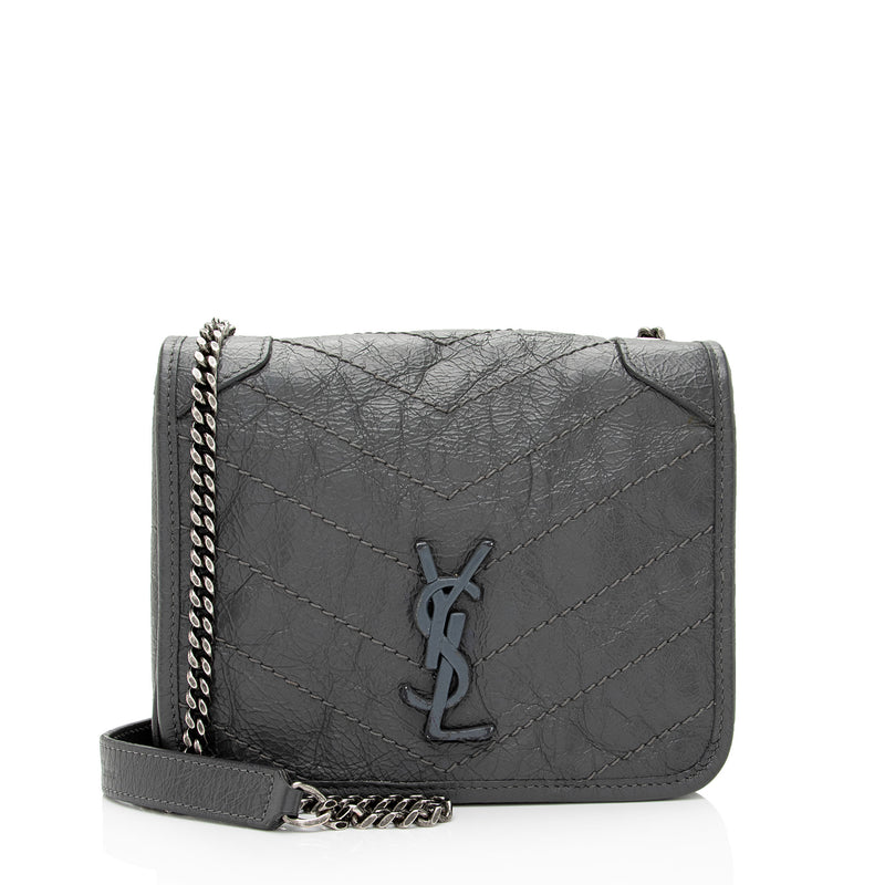 Yves Saint Laurent, Bags, Monogramme Logo Leather Flap Wallet