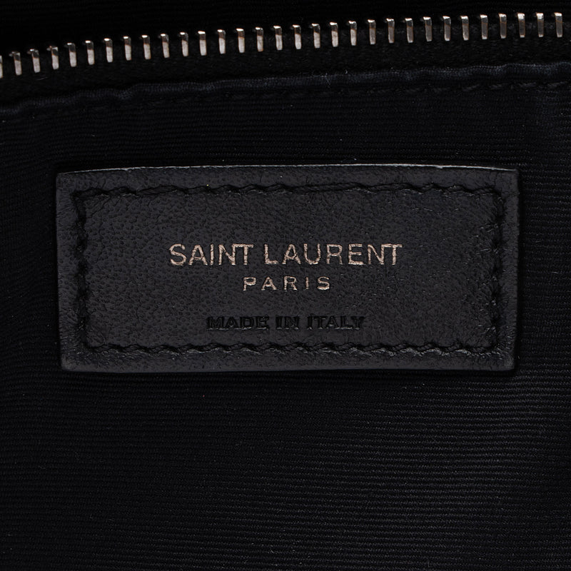 Saint Laurent Crinkled Calfskin Monogram Niki Large Shopping Tote (SHF-3qmmgS)