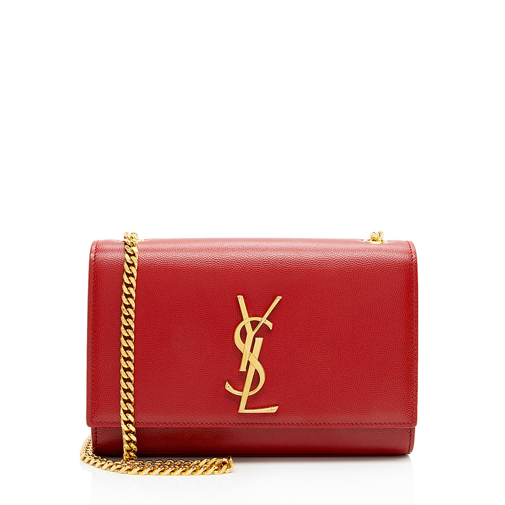 Ysl red best sale kate bag