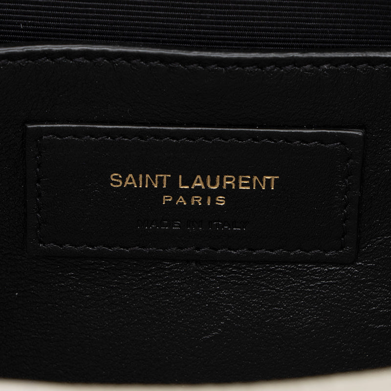 Saint Laurent Grain de Poudre Monogram Kate Small Shoulder Bag (SHF-qk60EH)