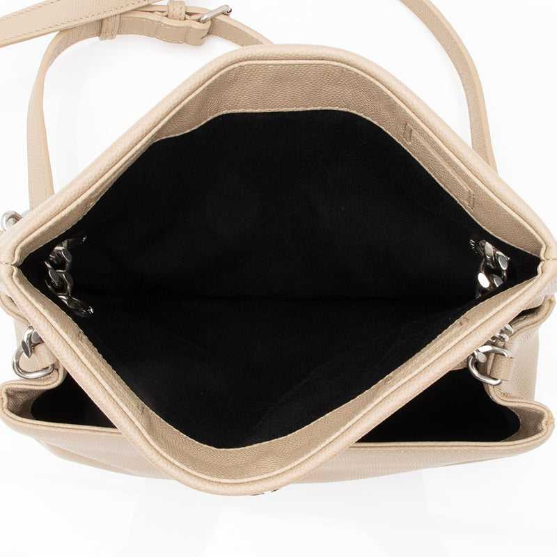 YSL GRAIN DE POUDRE TOY WEST HOLLYWOOD MONOGRAM FOLD-OVER BAG – Goldandbags