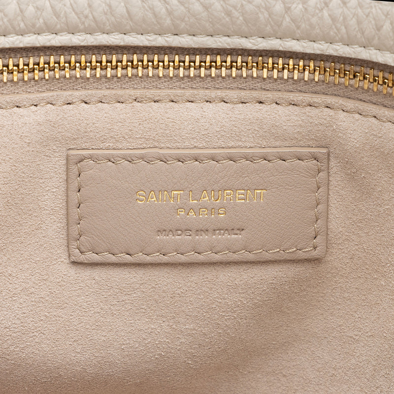 Saint Laurent Grained Calfskin Monogram Le 5 A 7 Bea Shoulder Bag (SHF-nDPpWc)