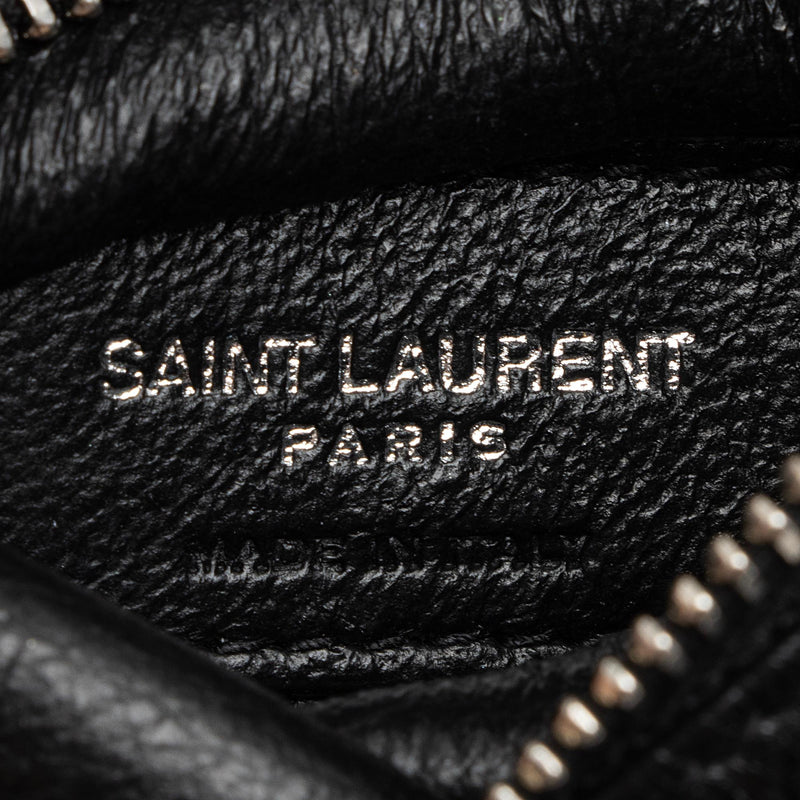 Saint Laurent Black Ysl Sid Canvas Messenger Bag