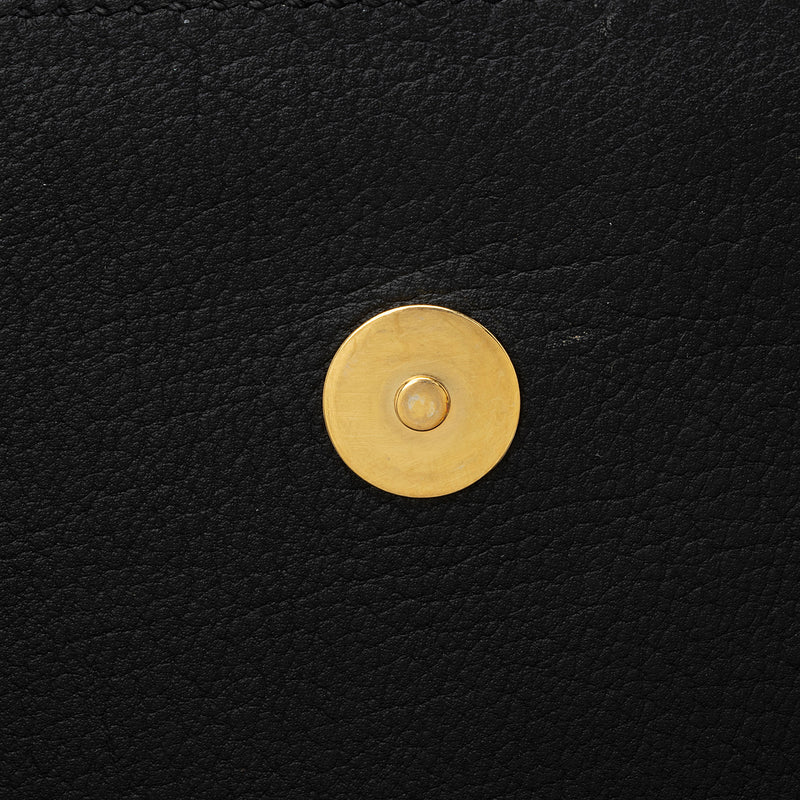 Saint Laurent Leather Belle de Jour Large Clutch (SHF-P2EMKL) – LuxeDH