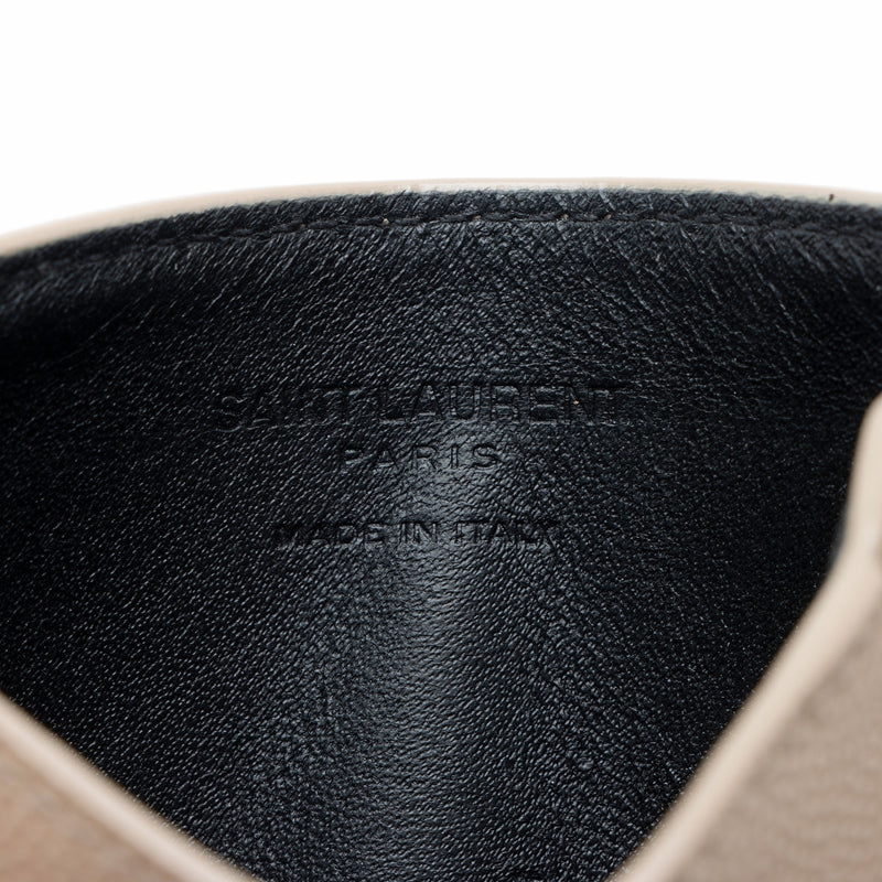 Saint Laurent Leather Card Case Insert (SHF-J8U7dN)