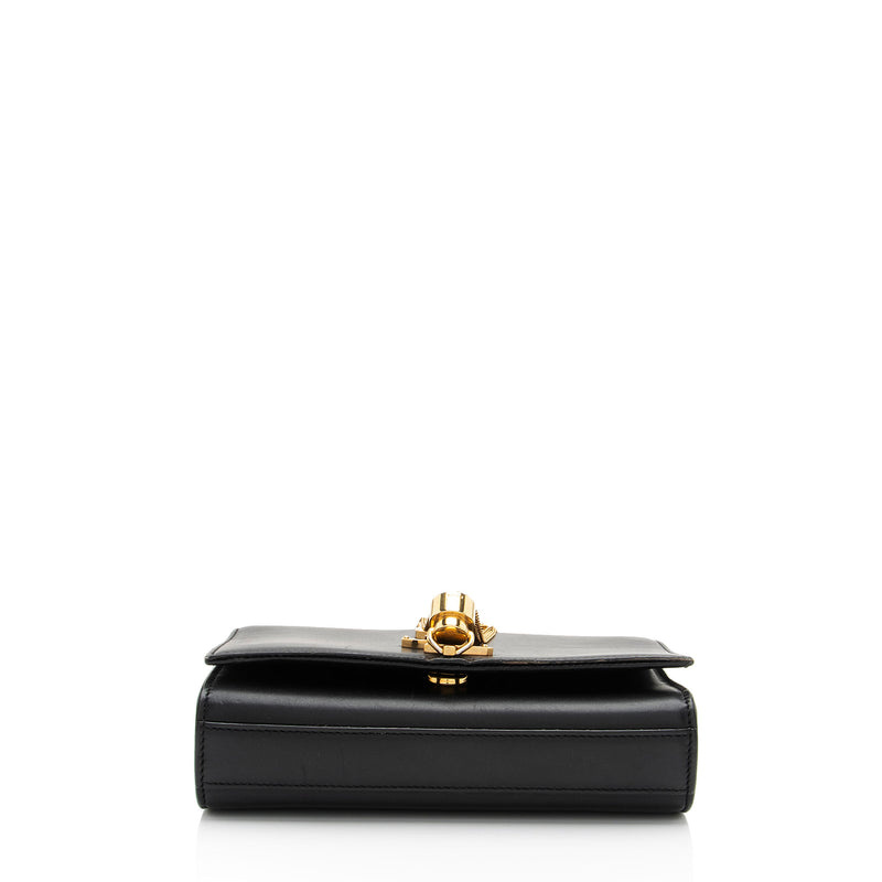 Saint Laurent Leather Monogram Kate Tassel Mini Shoulder Bag (SHF-2TLIWr)