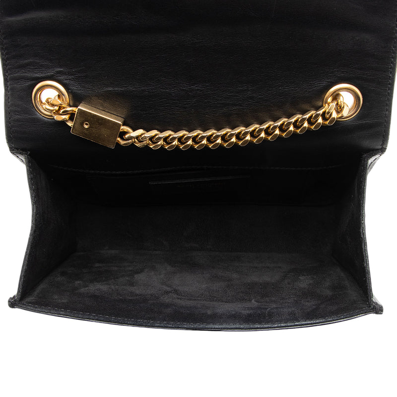 Saint Laurent Leather Monogram Kate Tassel Mini Shoulder Bag (SHF-2TLIWr)