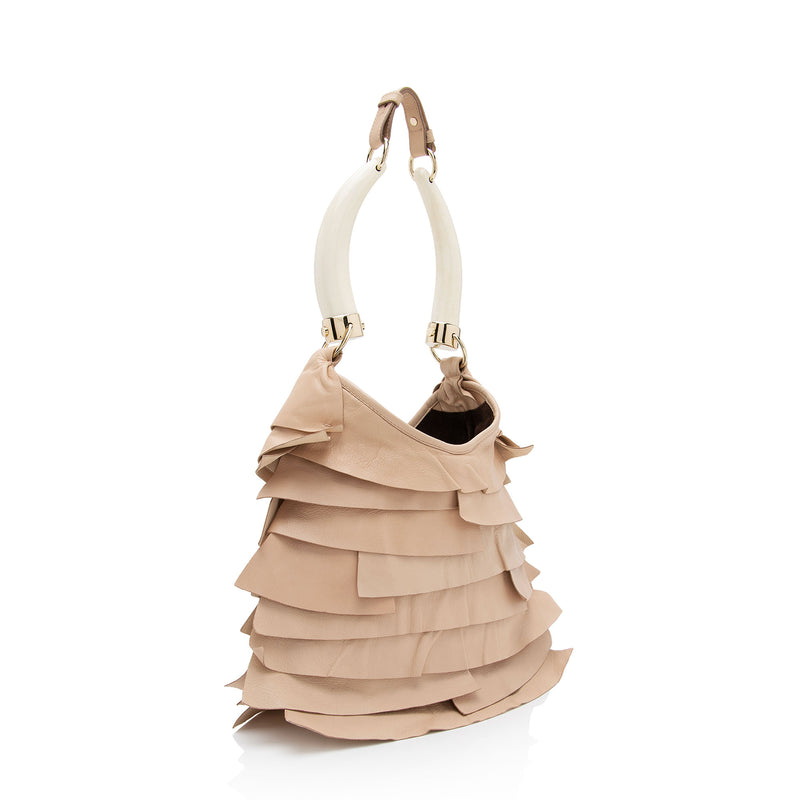 Yves Saint Laurent Small St. Tropez Ruffle Bag