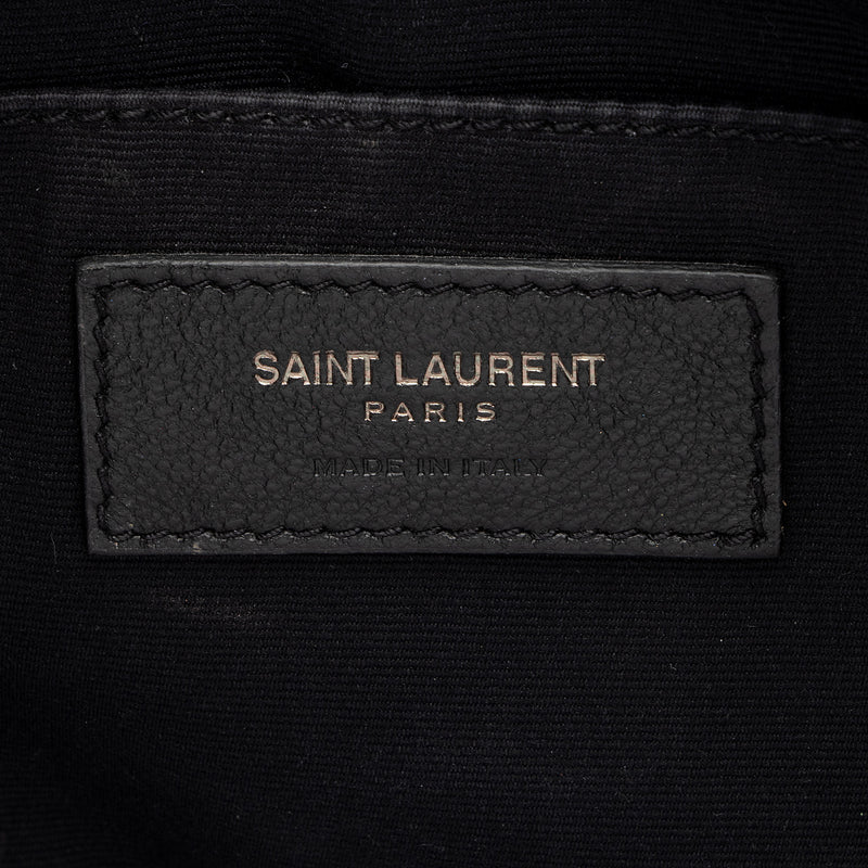 Saint Laurent Matelasse Calfskin Monogram Lou Camera Bag (SHF-G0FP4A)