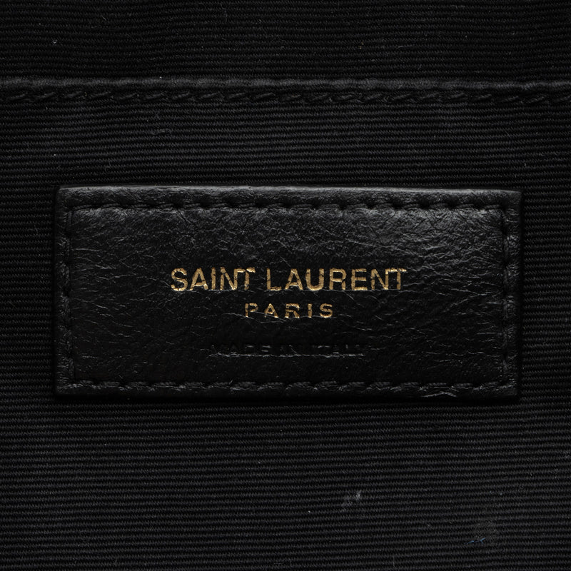 Saint Laurent Matelasse Calfskin Monogram Lou Camera Bag (SHF-xQamfO)