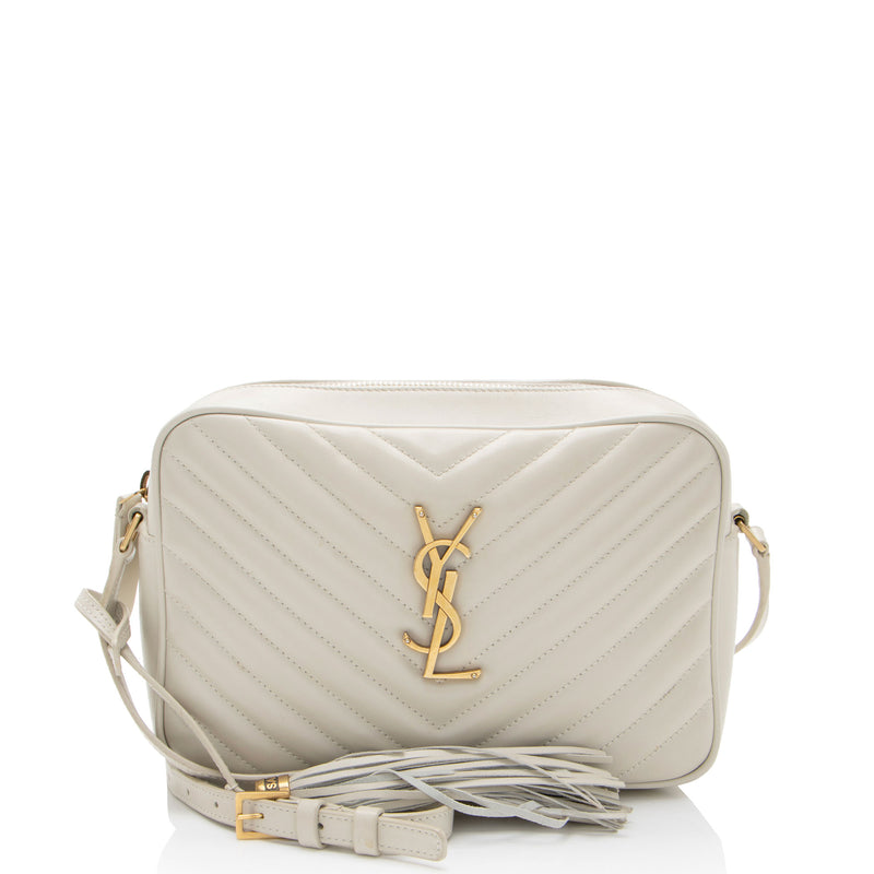 Saint Laurent Matelasse Calfskin Monogram Lou Camera Bag (SHF-bK7DZU)