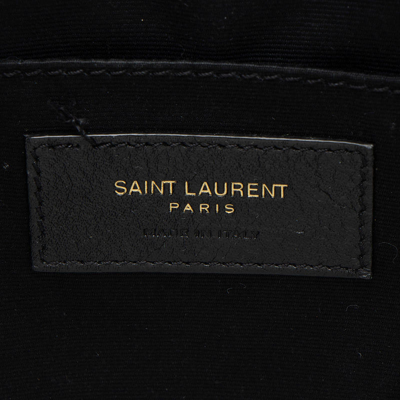 Saint Laurent Matelasse Calfskin Monogram Lou Camera Bag (SHF-bK7DZU)